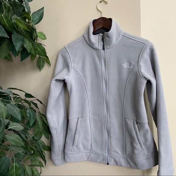 The North Face βοΈ Fleece Full Zip-Up Jacket Top Winter Sweater Hiking Size Small - Picture 1 of 9